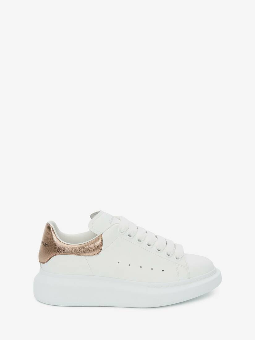 Zapatillas Alexander McQueen Oversized Mujer - Blancos/Rosas Dorados - Mexico 067-NLFDRU